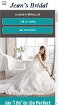 Mobile Screenshot of jeansbridal.com